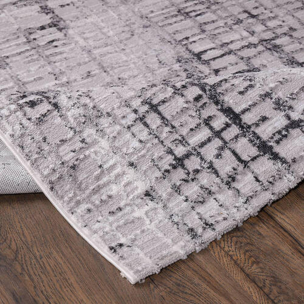 WEBTEPPICH 120/160 cm Evra Dunkelgrau  - Dunkelgrau, Design, Textil (120/160cm) - Novel