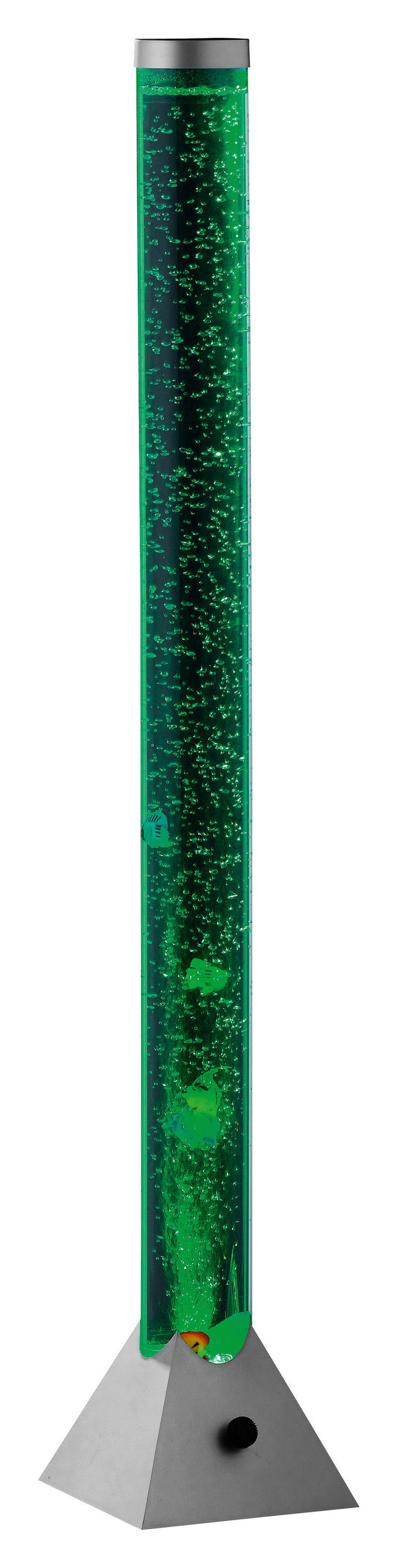 PODNA LED LAMPA - providno/boja titanijuma, Trendi, plastika (21/130cm) - Xora