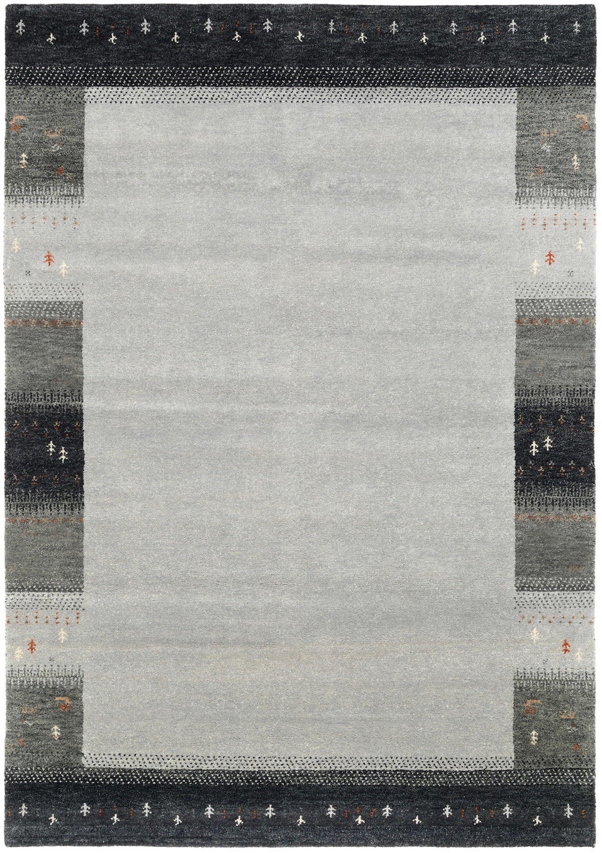 WOLLTEPPICH 70/140 cm Grau  - Grau, Basics, Textil (70/140cm) - Novel