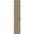 AKTENSCHRANK Eichefarben, Grau  - Eichefarben/Grau, KONVENTIONELL, Holzwerkstoff (40/217,4/43cm) - Moderano