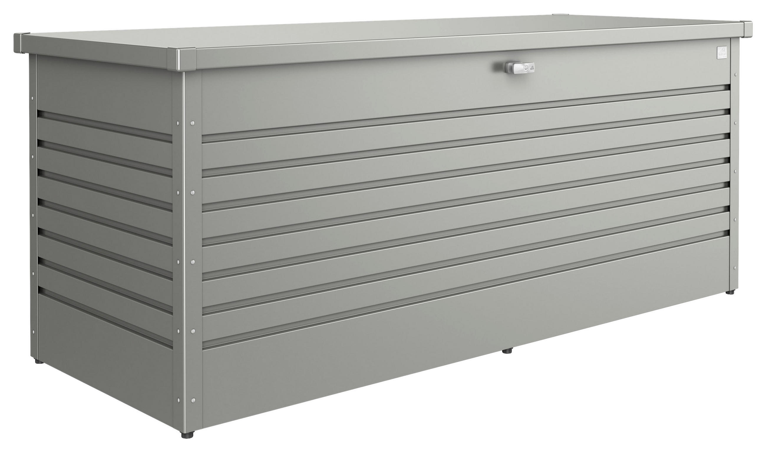  KISSENBOX 201/83/79 cm Metall Grau  - Grau, Basics, Metall (201/83/79cm) - Biohort