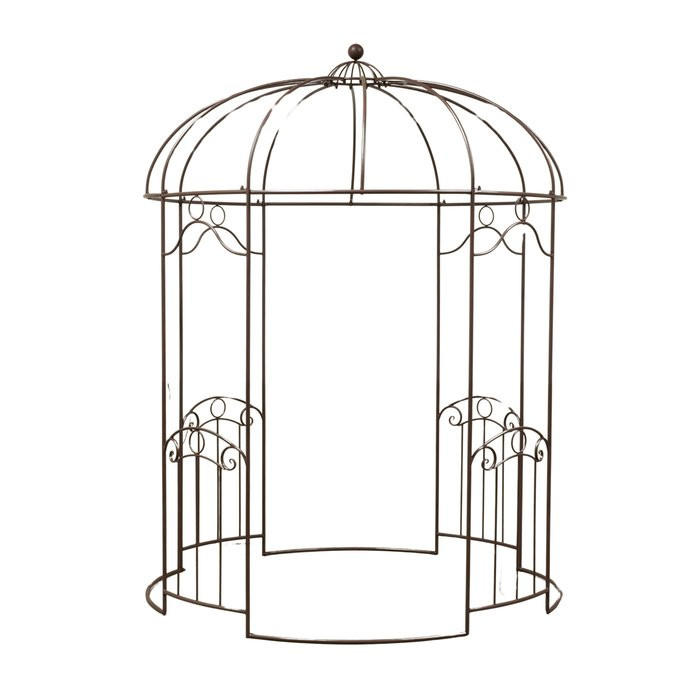 PAVILLON 262/201/201 cm - Dunkelbraun, Basics, Metall (262/201/201cm)