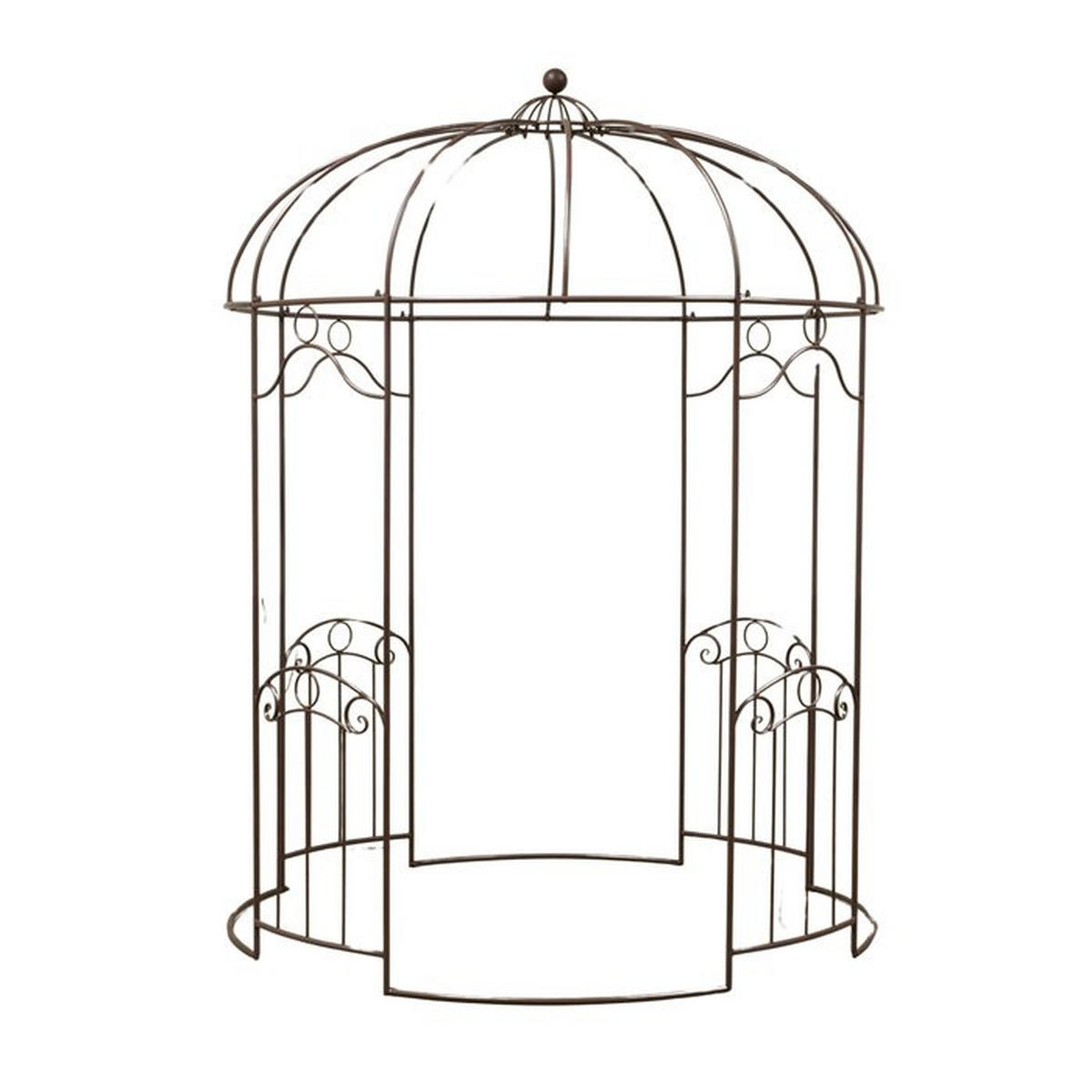 ZAHRADNÍ ALTÁN velikost:  - tmavě hnědá, Basics, kov (262/201/201cm)