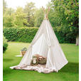 SPIELZELT - Creme, Basics, Holz/Textil (120/120/154cm) - My Baby Lou