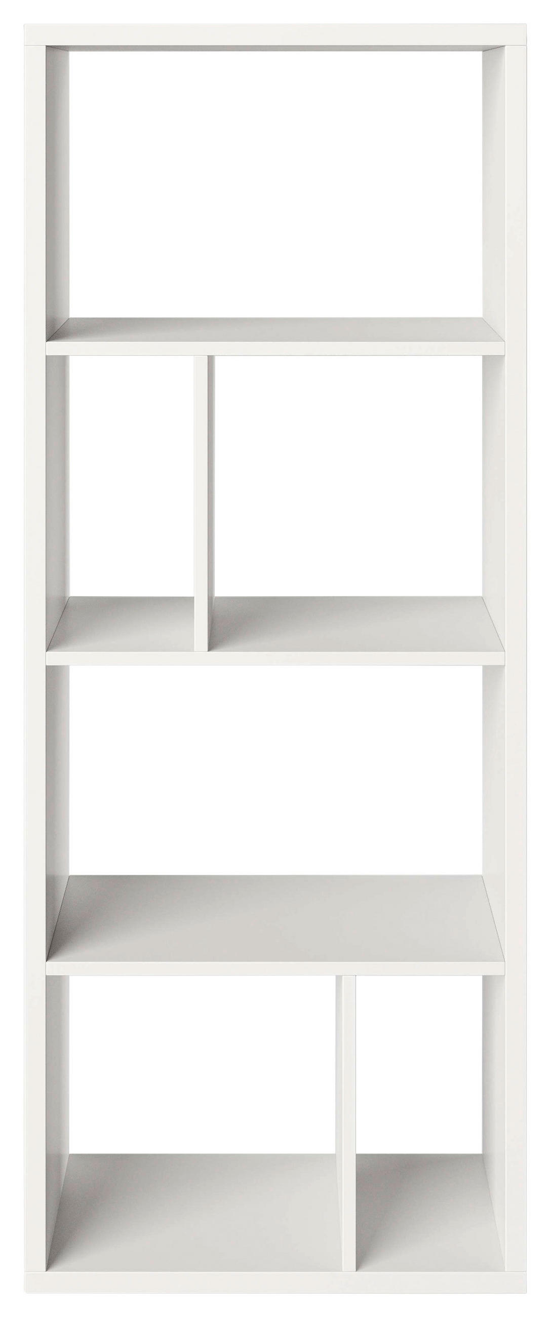REGAL 58/147/34 cm bela  - bela, Basics, leseni material (58/147/34cm) - MID.YOU