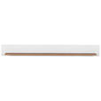 WANDBOARD Eiche furniert Weiß, Eichefarben  - Eichefarben/Weiß, MODERN, Holz/Holzwerkstoff (159/17/14cm) - Carryhome