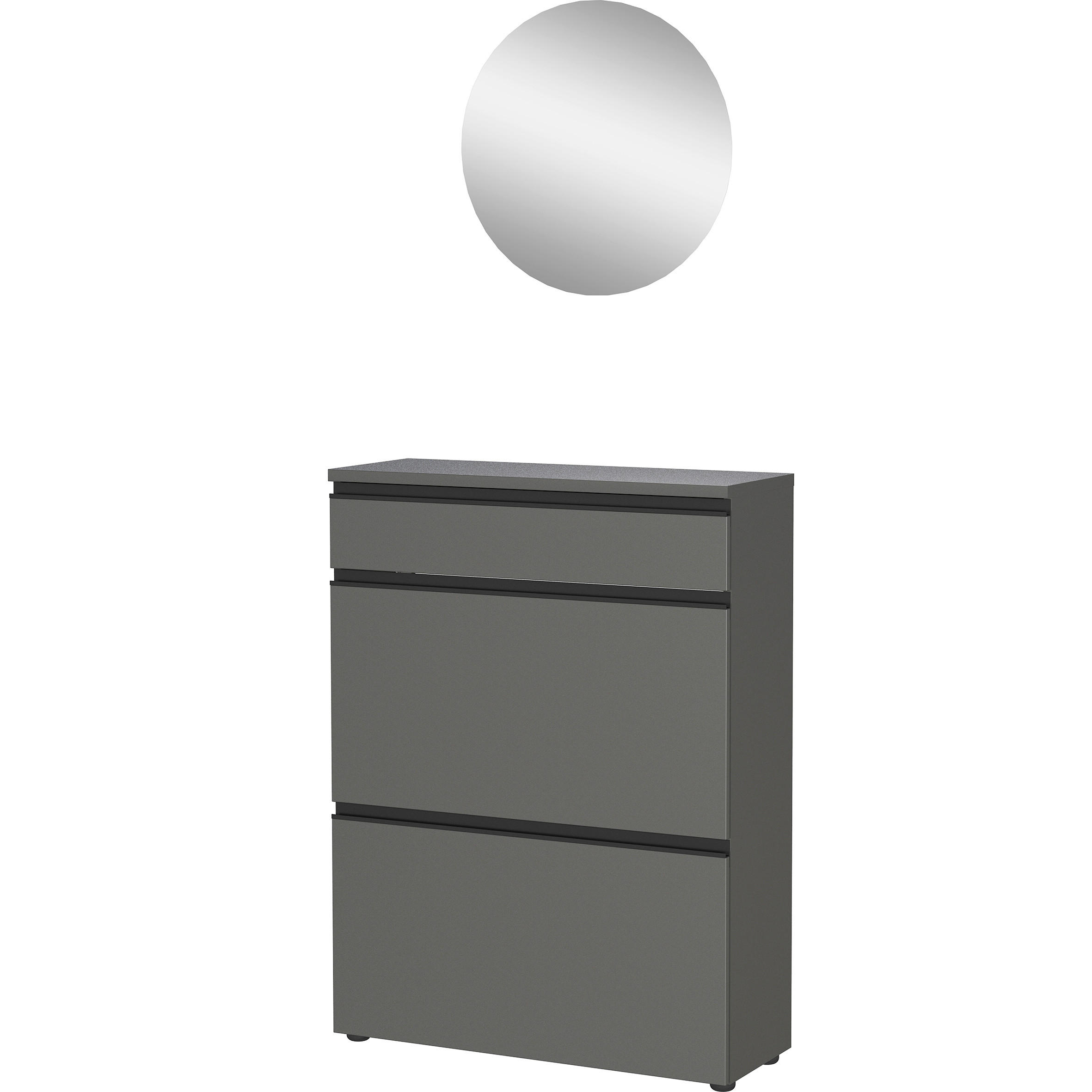 Mid.you Garderobe Graphit 80x200x29 cm