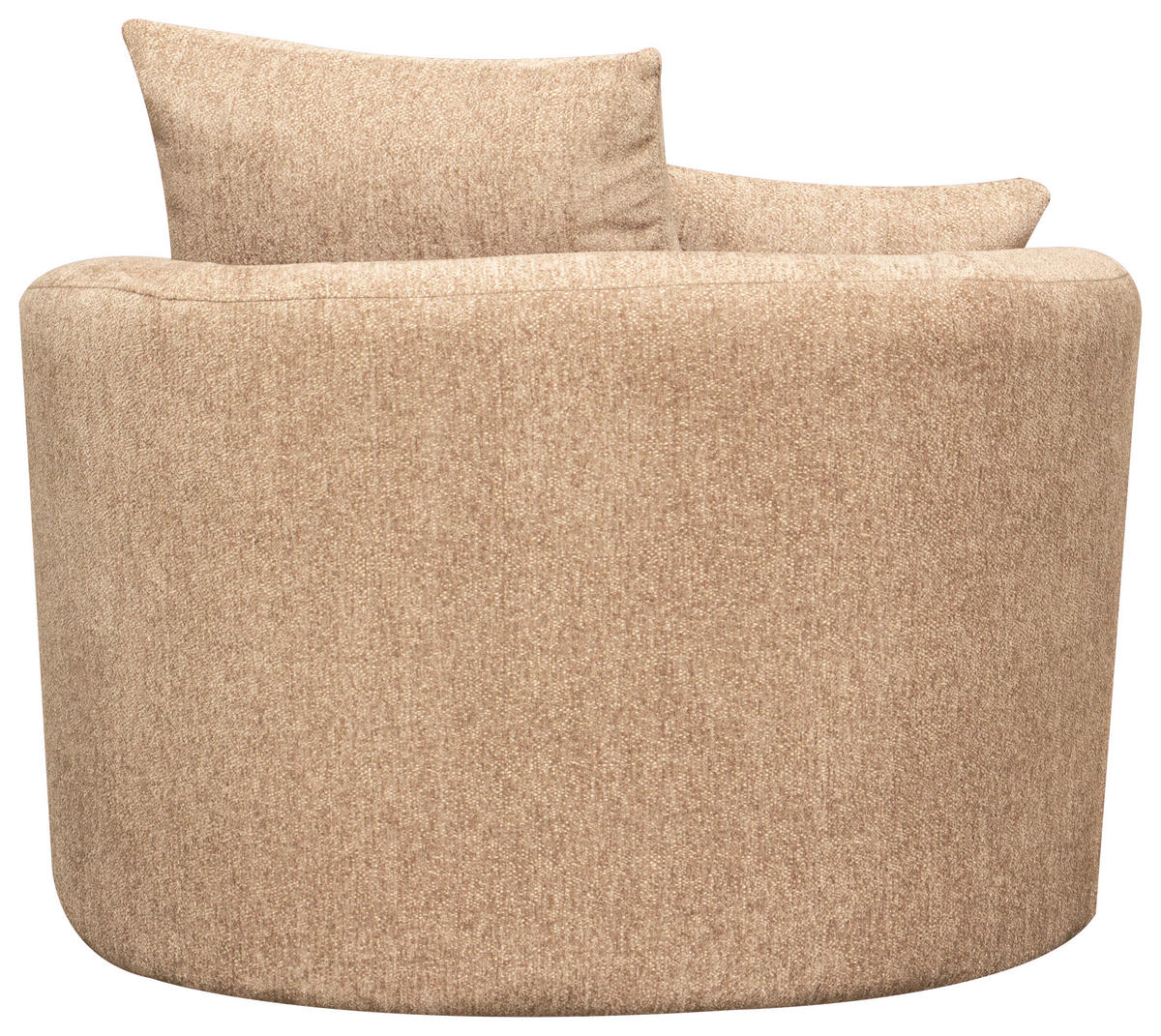SESSEL in Webstoff Taupe  - Taupe/Dunkelgrau, Design, Holz/Textil (101/82/97cm) - Carryhome