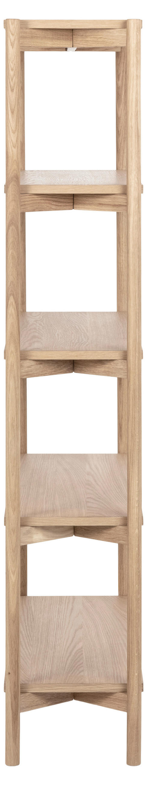 Thumbnail - Regal, Eiche, Holzwerkstoff, Eiche, massiv, 4 Fächer, 86x160x30 cm, Typenauswahl, stehend, Wohnzimmer, Regale, Bücherreg...