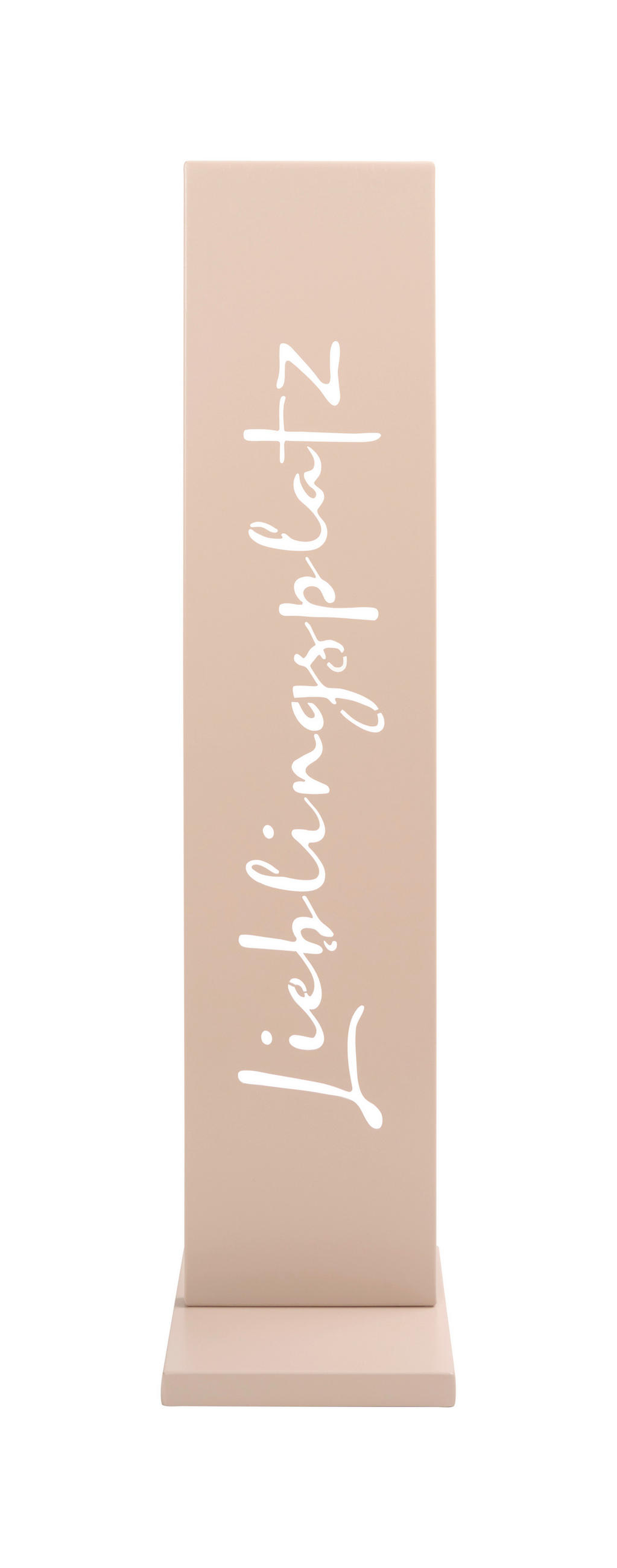 DEKOSTÄNDER - Beige, Basics, Metall (18/77cm) - Ambia Home