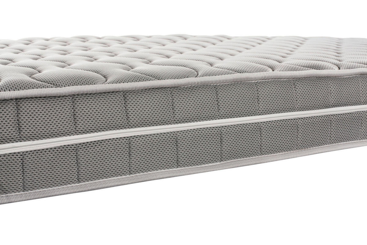 VISCOMATRATZE - Hellgrau, Basics, Textil (140/200cm) - P & B