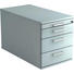 ROLLCONTAINER - Alufarben/Grau, KONVENTIONELL, Holzwerkstoff/Kunststoff (42,8/51,2/80cm) ROLLCONTAINER - Alufarben/Grau, KONVENTIONELL, Holzwerkstoff/Kunststoff (42,8/51,2/80cm)