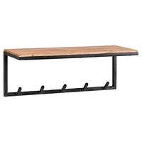 WANDGARDEROBE  in Akazie massiv Akaziefarben  - Akaziefarben, MODERN, Holz/Metall (70/27/30cm) - MID.YOU