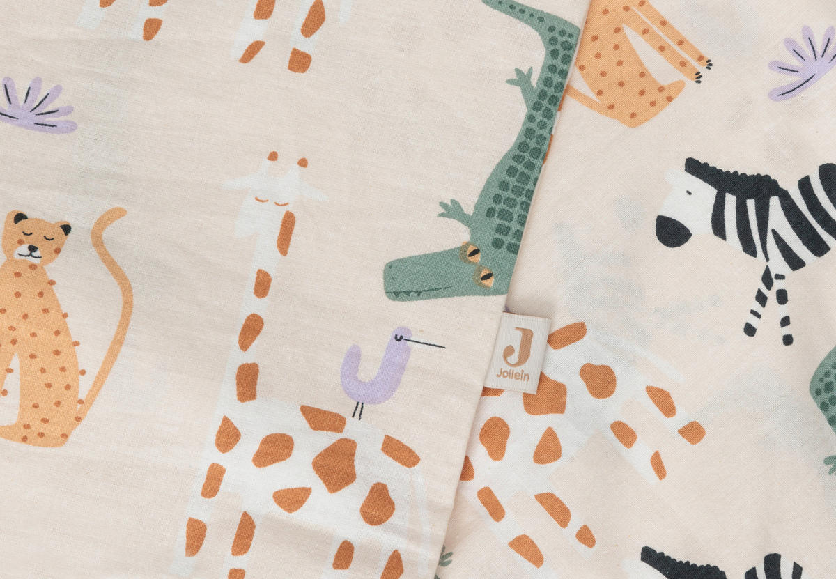 POSTELJINA ZA BEBE  140/100 cm    Jungle Jambo  - Basics, tekstil (140/100cm) - JOLLEIN