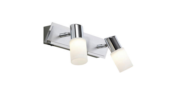 STRAHLER 36/7/5 cm - Chromfarben, KONVENTIONELL, Glas/Metall (36/7/5cm) - Novel