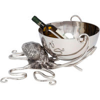 WEINKÜHLER - Silberfarben, Design, Metall (46/26/45cm) - Kare-Design