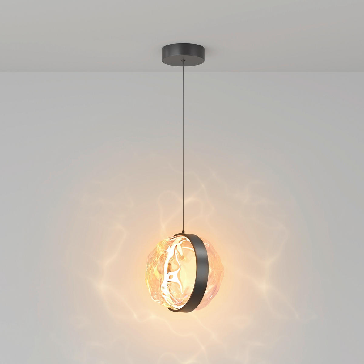 PENDELLAMPA Misterio 18/319 cm  - svart, Design, metall (18/319cm) - MAYTONI