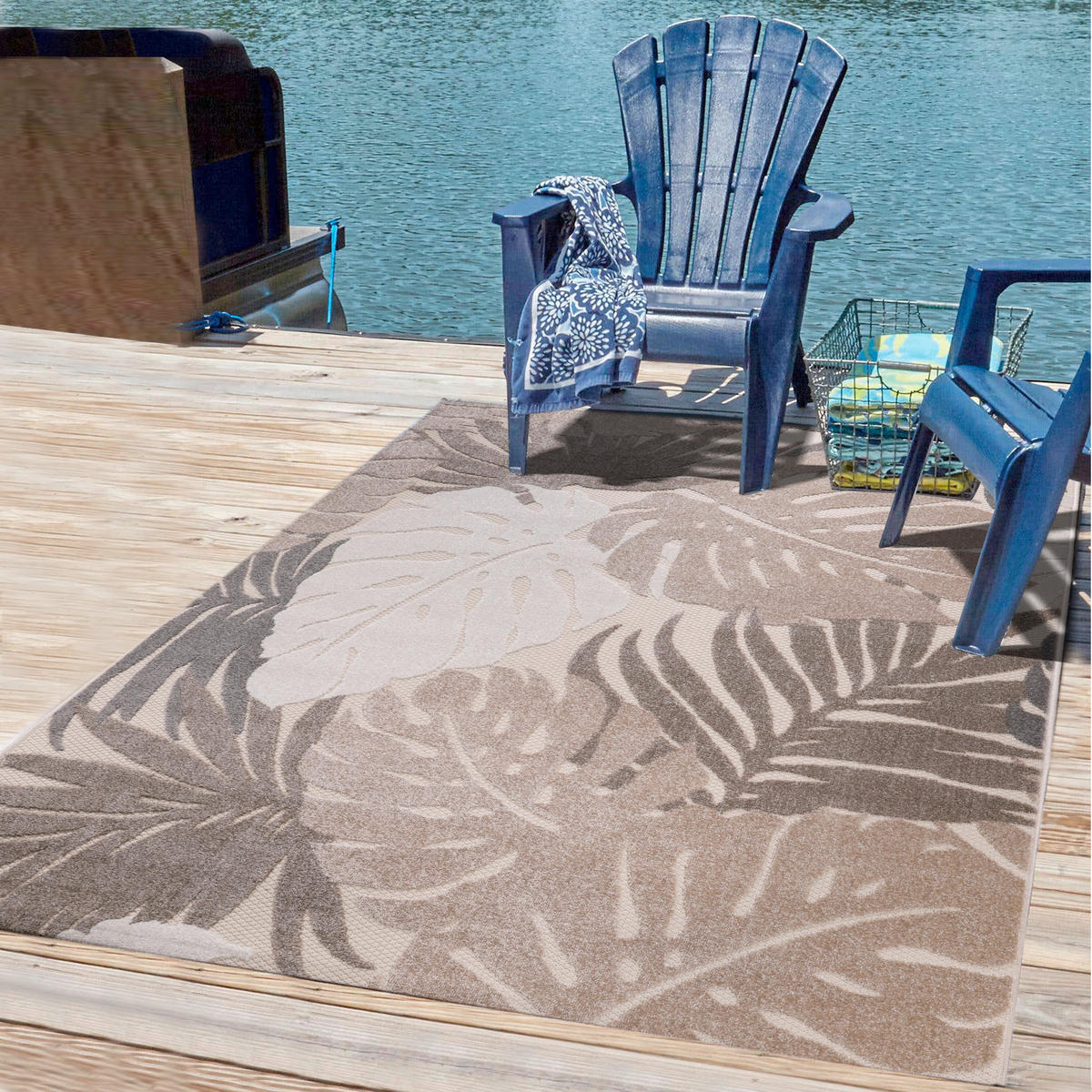 STAZA 80/200 cm   smeđa, bež  Floral  - bež/smeđa, Lifestyle, tekstil/plastika (80/200cm)