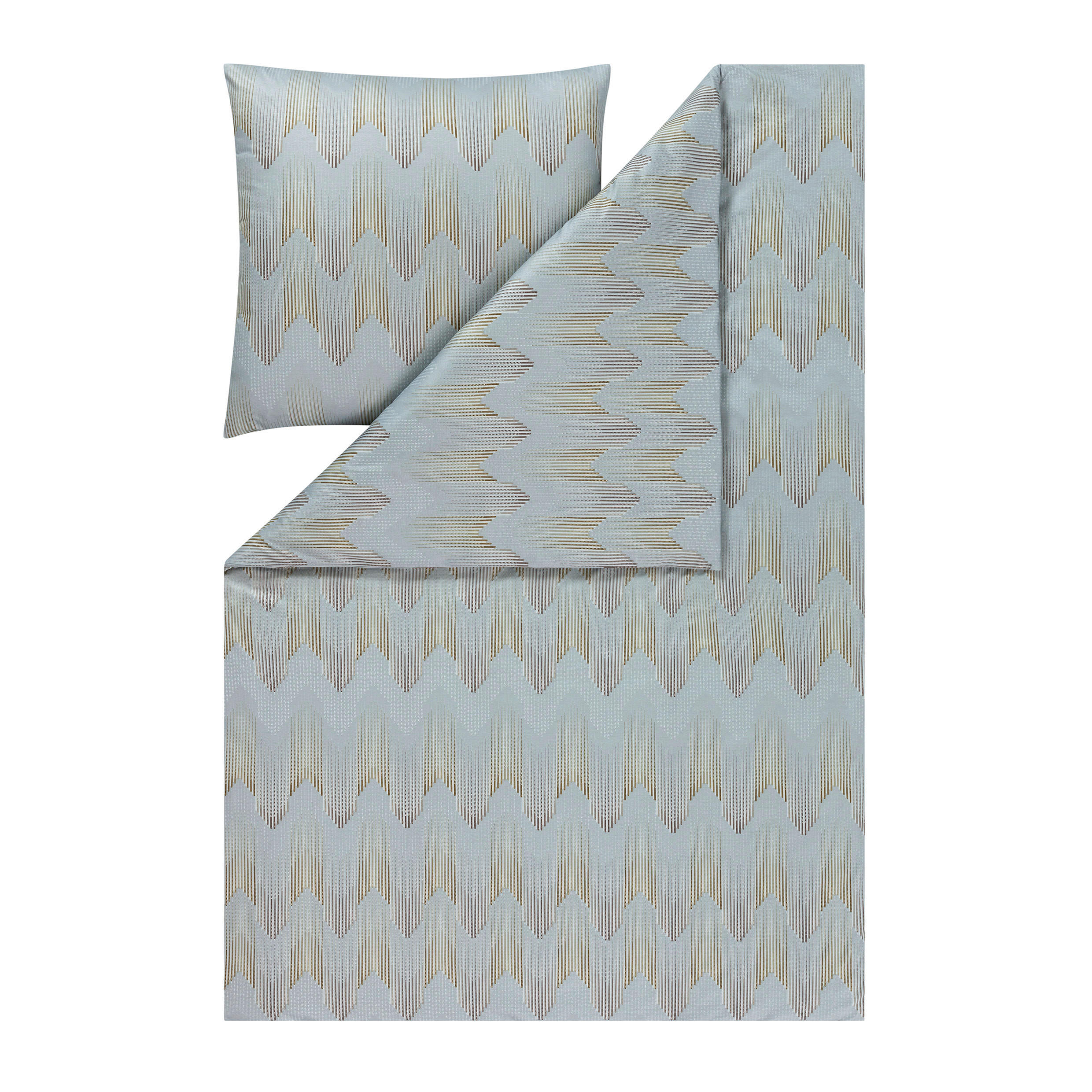 BETTWÄSCHE Atelier Interlock-Jersey 135/200 cm  - Grau, Design, Textil (135/200cm) - Estella