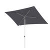 SONNENSCHIRM 225x120 cm Anthrazit  - Anthrazit/Silberfarben, KONVENTIONELL, Textil/Metall (225/120cm) - Doppler