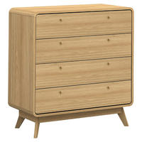 KOMMODE Cassie 80/88/39 cm 4 Schublade(n)  - Eichefarben/Naturfarben, Design, Holzwerkstoff (80/88/39cm) - MID.YOU