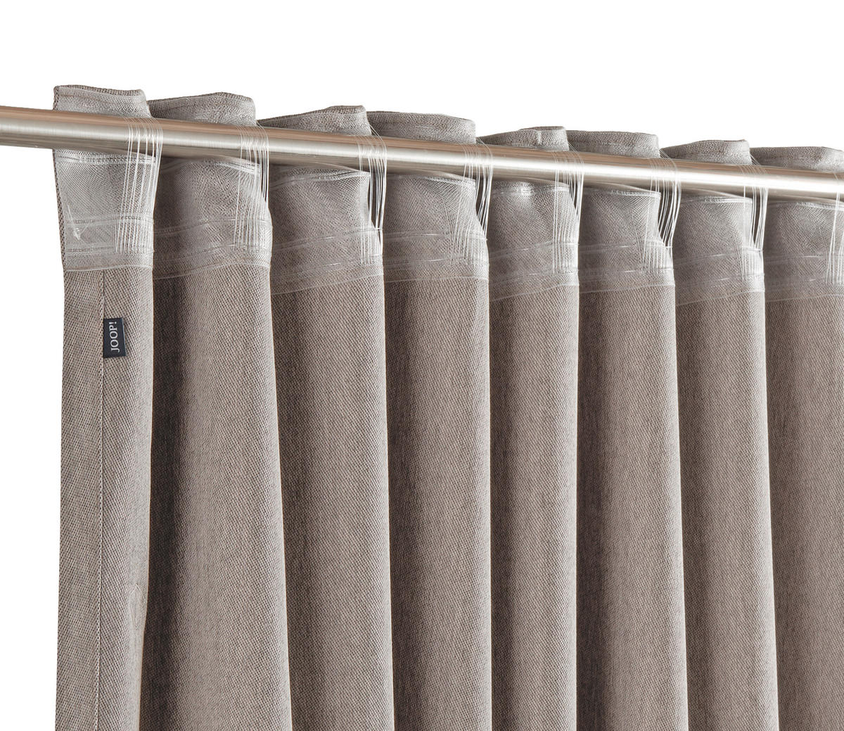 HOTOVÝ ZÁVĚS, neprůsvitné, 130/250 cm - jílová barva, Design, textil (130/250cm) - Joop!