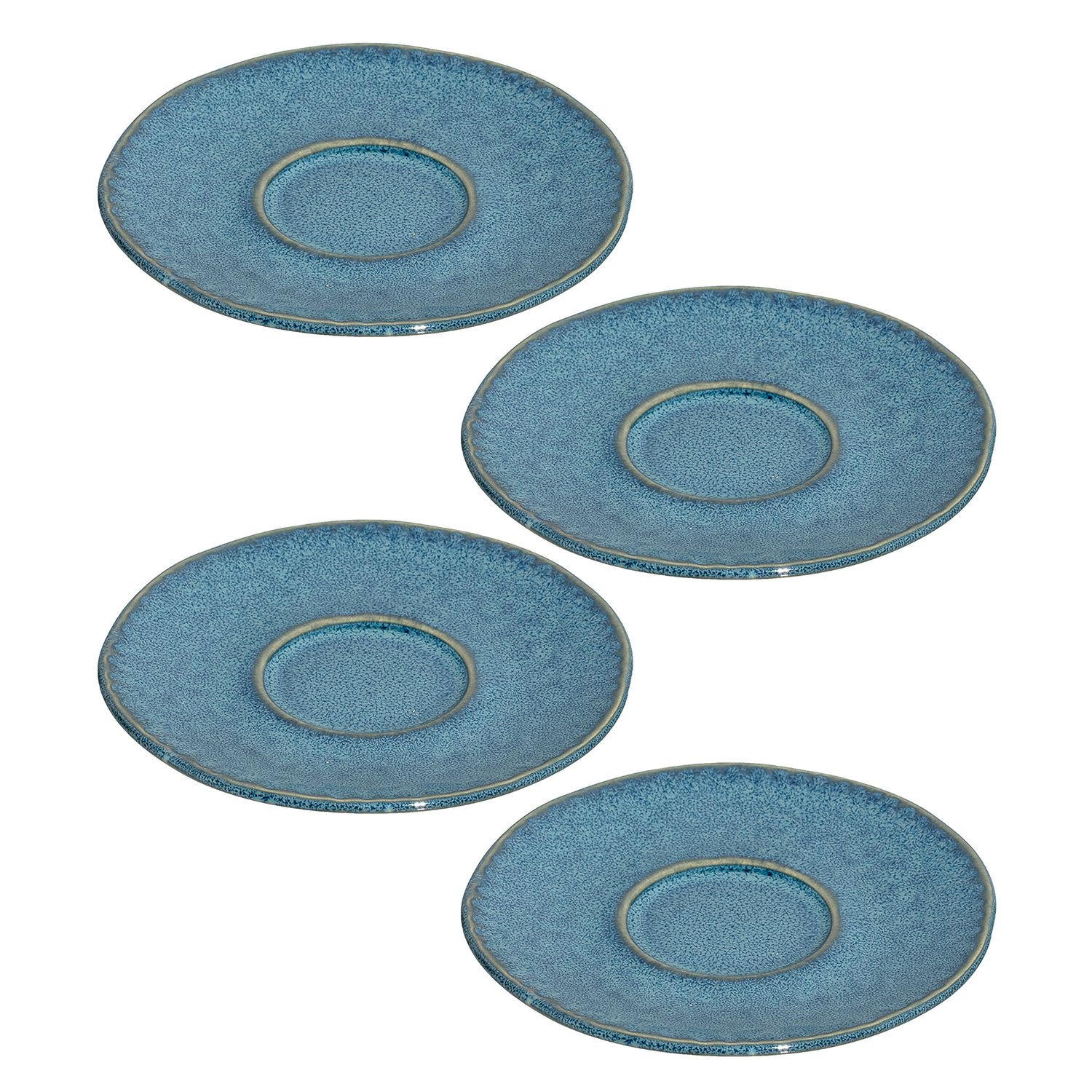 UNTERTASSENSET Matera    - Blau, LIFESTYLE, Keramik (11/1,2/11cm) - Leonardo
