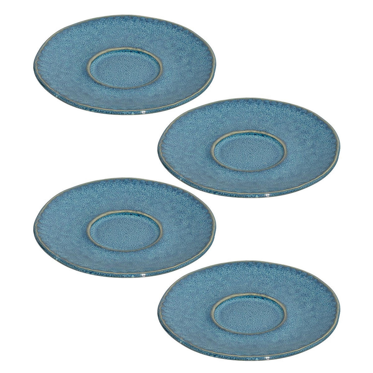 UNTERTASSENSET Matera    - Blau, LIFESTYLE, Keramik (11/1,2/11cm) - Leonardo
