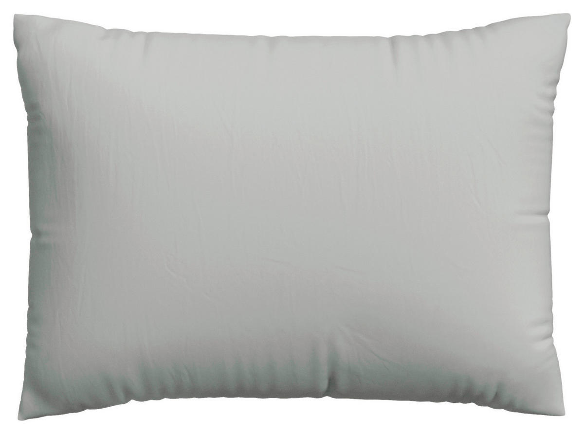 KISSENHÜLLE EASY JERSEY 40/60 cm  - Hellgrau, Basics, Textil (40/60cm) - Schlafgut