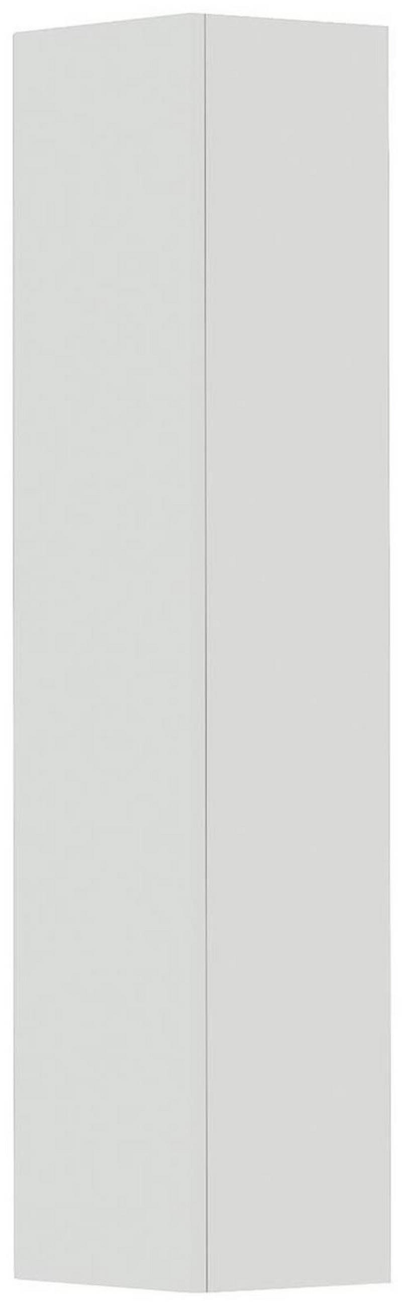 GARDEROBENSCHRANK Gardasee  in 40/165/33 cm  - Weiß, Design, Holzwerkstoff (40/165/33cm) - Moderano