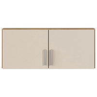 NASTAVEK ZA OMARO - barve aluminija, Moderno, umetna masa/leseni material (91/39/54cm) - Carryhome