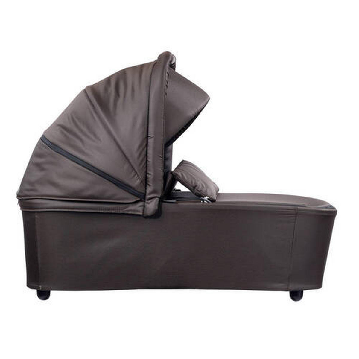 KINDERWAGENSET FX4 Life  - Dunkelbraun/Schwarz, Basics, Textil/Metall (57/129/100cm) - Gesslein