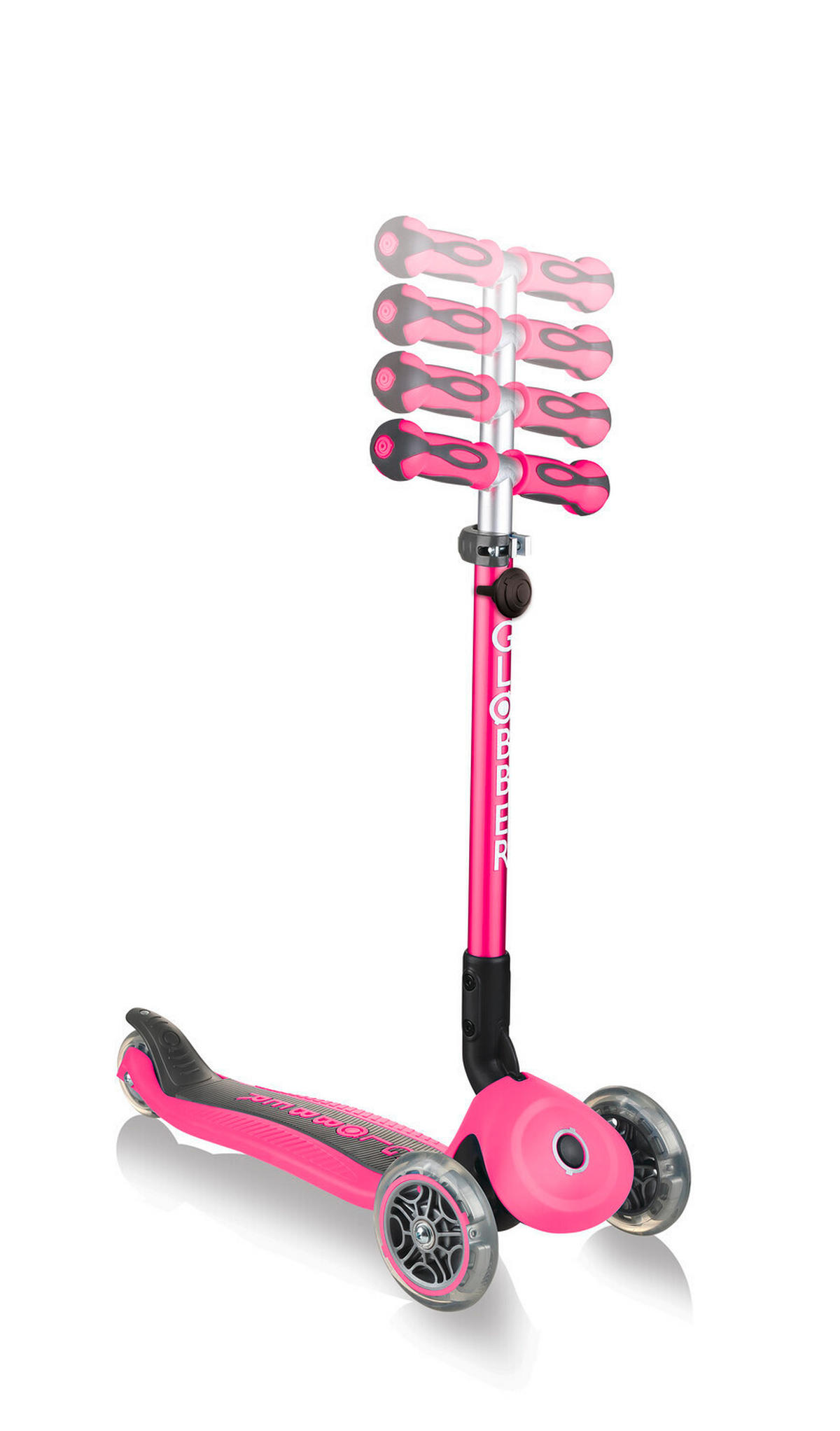 LAUFRAD GO-UP DELUXE 3IN1  - Pink, LIFESTYLE, Kunststoff (64cm) - GLOBBER