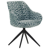 ARMLEHNSTUHL , Sitzfläche 360° drehbar , Flachgewebe, Mikrofaser  - Schwarz/Grau, Design, Textil/Metall (60/83/65cm) - Landscape