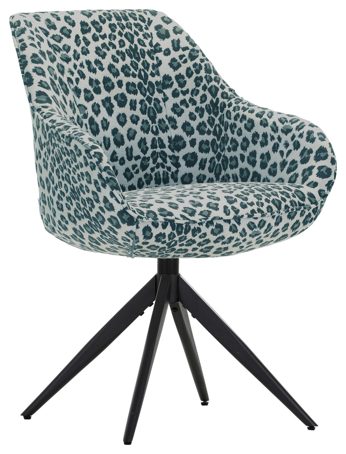 ARMLEHNSTUHL , Sitzfläche 360° drehbar , Flachgewebe, Mikrofaser  - Schwarz/Grau, Design, Textil/Metall (60/83/65cm) - Landscape