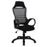 CHEFSESSEL in Lederlook, Netzbespannung Grau, Schwarz - Schwarz/Grau, Design, Holz/Kunststoff (63/131/64cm) - Xora CHEFSESSEL in Lederlook, Netzbespannung Grau, Schwarz - Schwarz/Grau, Design, Holz/Kunststoff (63/131/64cm) - Xora