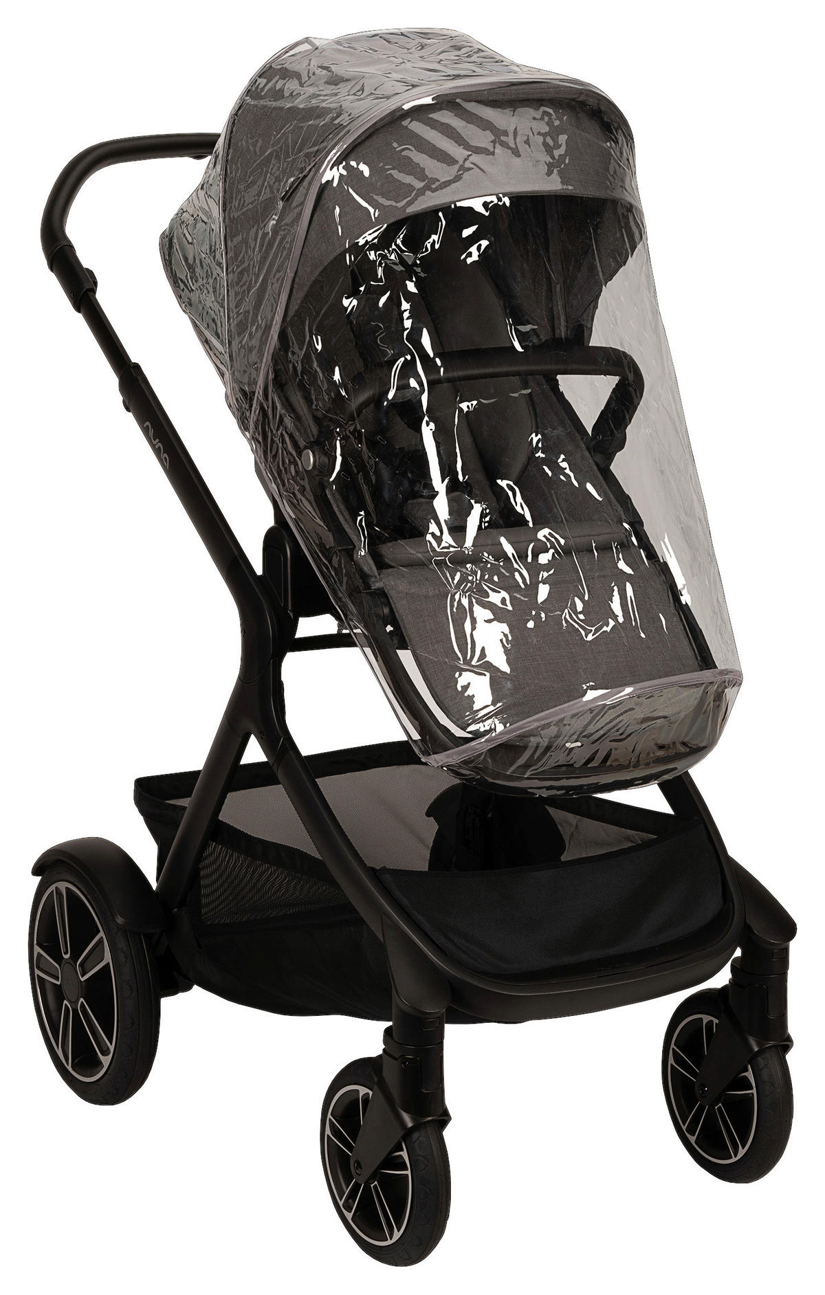 GESCHWISTERWAGEN DEMI NEXT  - Schwarz/Grau, Basics, Textil/Metall (98/62/112cm) - Nuna