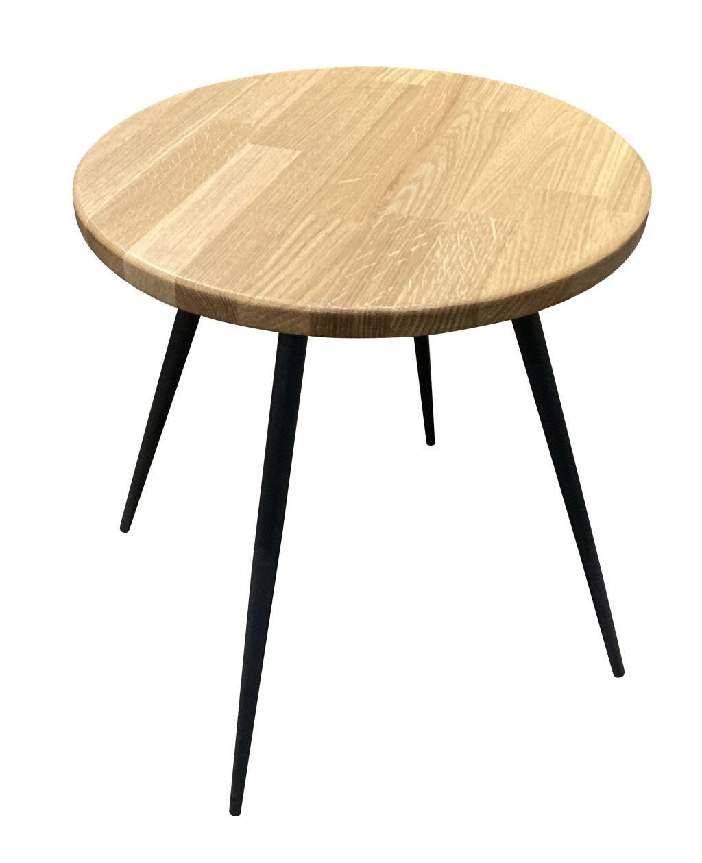 KLUB STOLIĆ crna, boje hrasta  drvo, metal  - boje hrasta/crna, Moderno, drvo/metal (40cm) - Hom`in