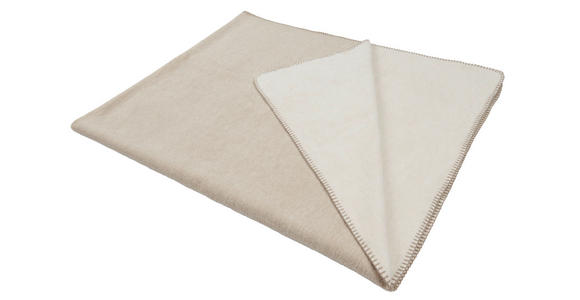 WOHNDECKE 150/200 cm  - Taupe/Beige, KONVENTIONELL, Textil (150/200cm) - Novel