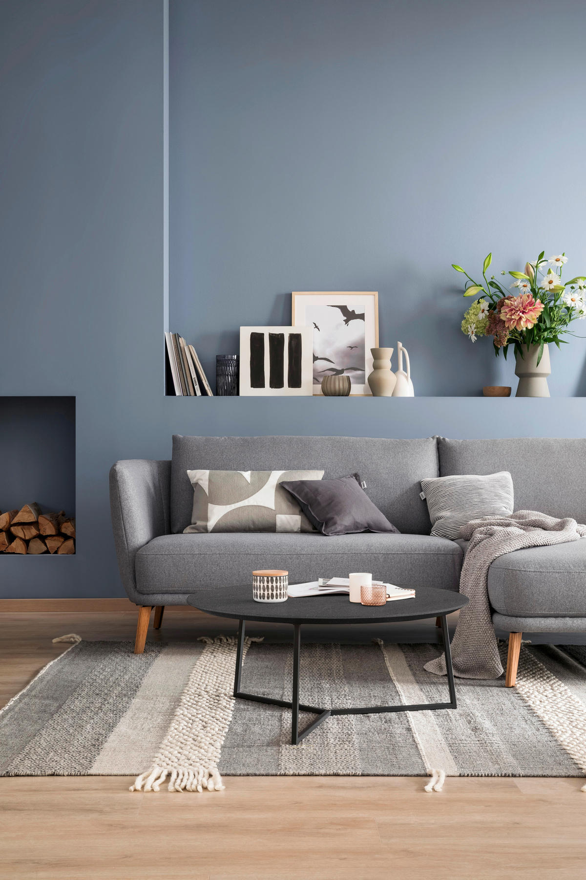 HANDWEBTEPPICH 140/200 cm Botana Grau, Beige  - Beige/Grau, KONVENTIONELL, Textil (140/200cm) - Schöner Wohnen