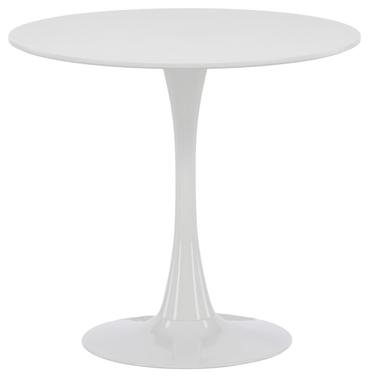 ESSTISCH in Metall, Holzwerkstoff 80/80/75 cm  - Hellgrau/Weiß, Design, Holzwerkstoff/Metall (80/80/75cm) - Livetastic