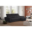 ECKSOFA in Mikrofaser Schwarz  - Schwarz, KONVENTIONELL, Kunststoff/Textil (285/177cm) - Carryhome