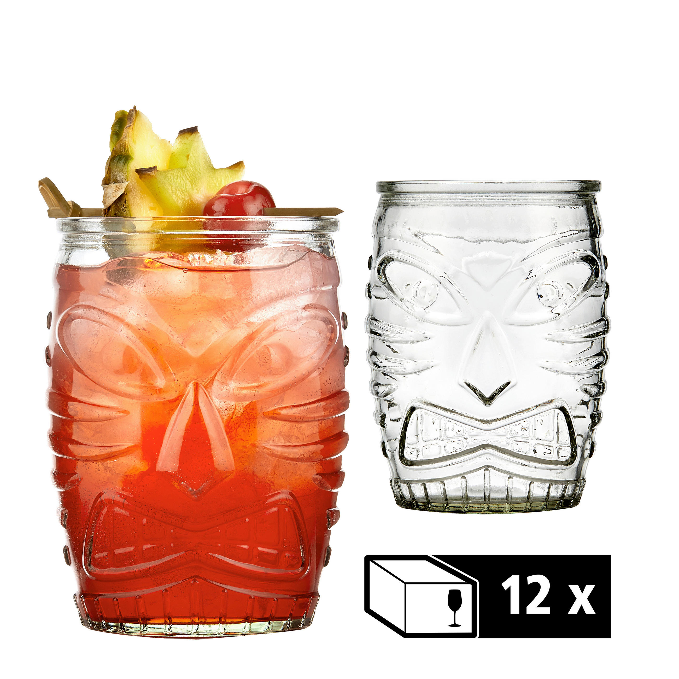 GLÄSERSET TIKI  12-teilig  - Klar, Basics, Glas (9,5/12cm)