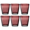 GLÄSERSET Burano 6-teilig  - Violett, Trend, Glas (9/10/9cm) - Leonardo