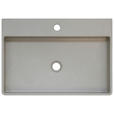 WASCHBECKEN 62/13/42 cm  - Hellgrau, Basics, Stein (62/13/42cm) - Linea Natura