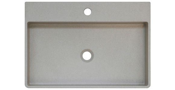 WASCHBECKEN 62/13/42 cm  - Hellgrau, Basics, Stein (62/13/42cm) - Linea Natura