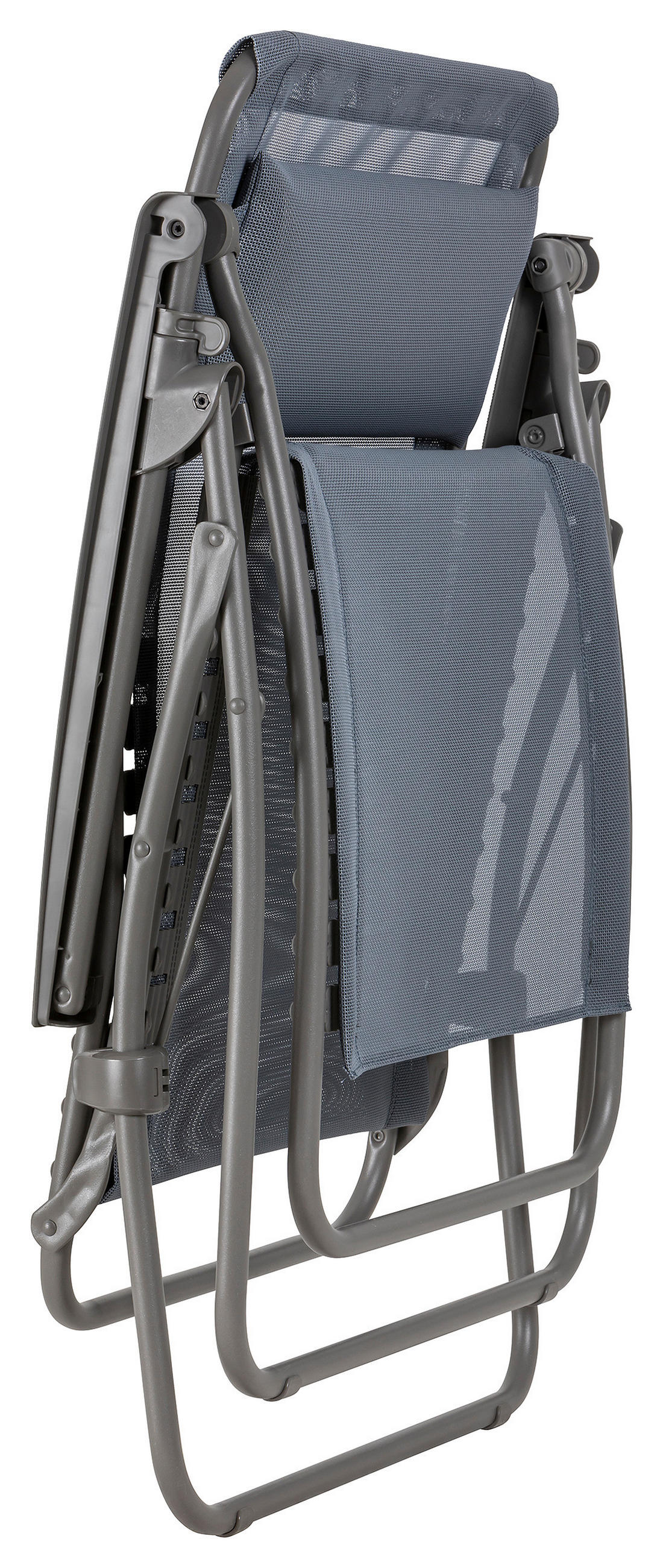 GARTEN-RELAXSESSEL Stahl  - Anthrazit/Grau, Basics, Textil/Metall (67/114/88cm) - Lafuma Mobilier