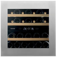 WEINKÜHLSCHRANK DVH-25.65DSS.TO  - Schwarz, Basics, Glas/Holz (59/59,6/57,1cm)