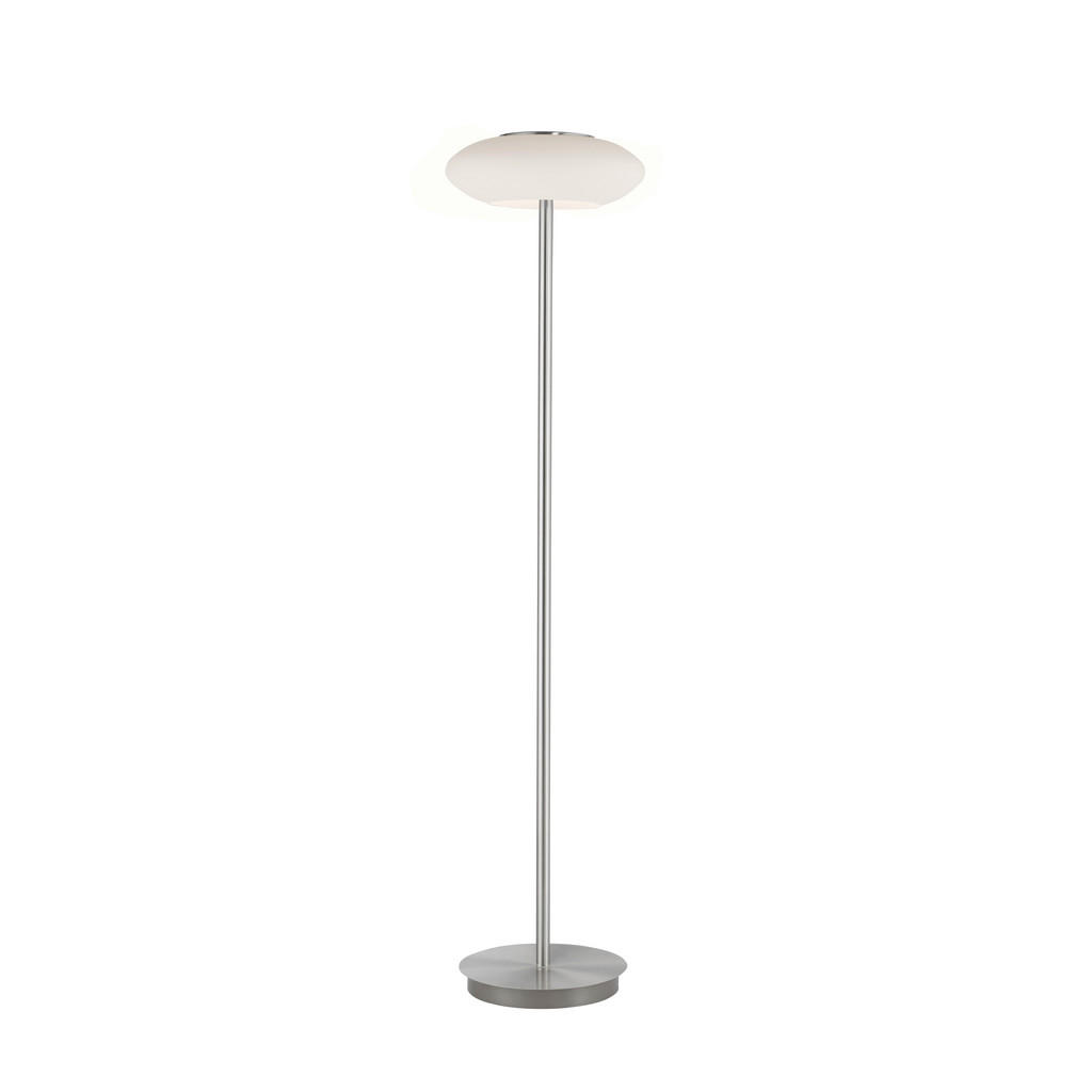 STOJACIA LED LAMPA, 35/35/152 cm - strieborná