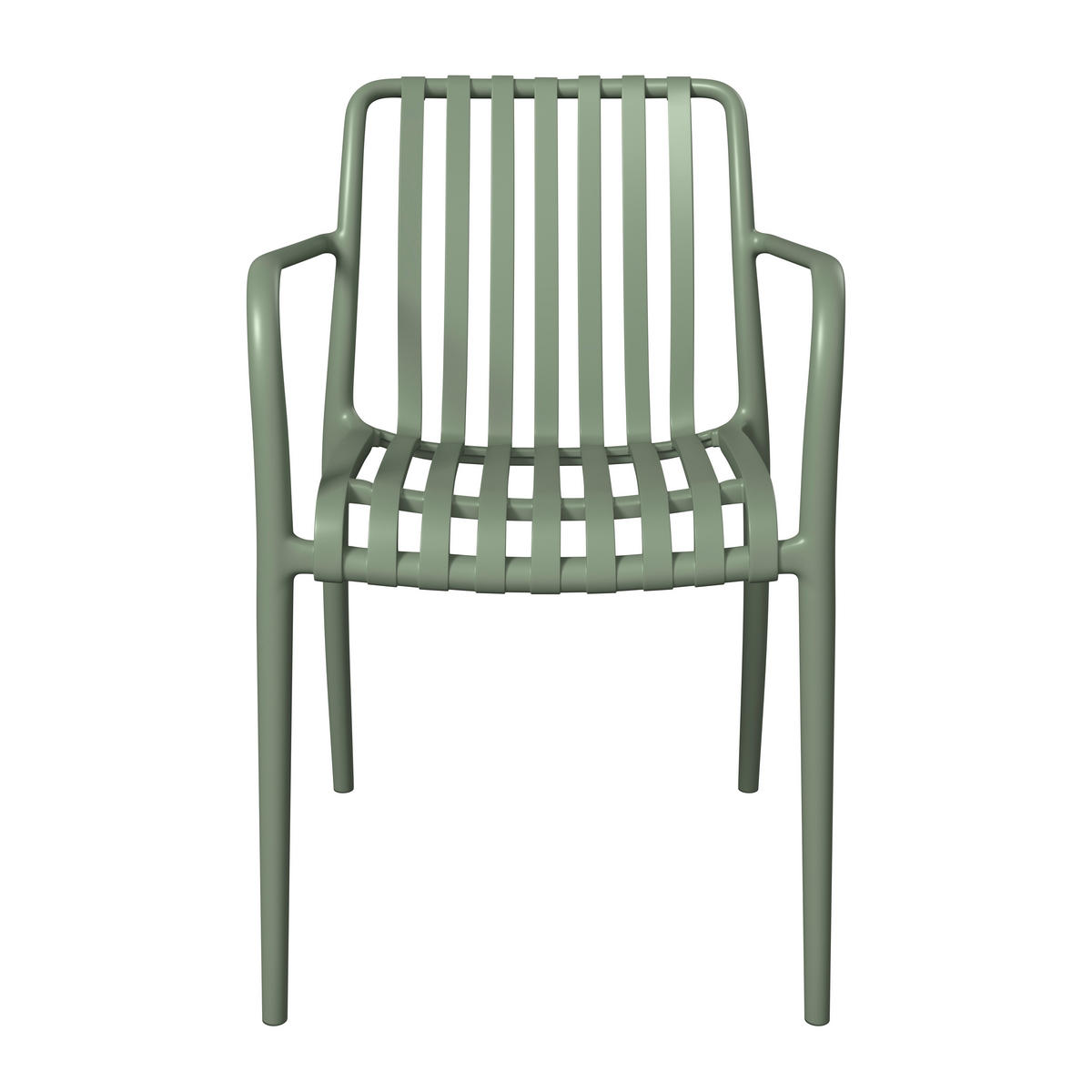 STAPELSESSEL - Grün, MODERN, Kunststoff (55/81/57cm) - Ambia Garden